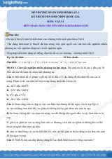 Đề thi thử Vật lí lần 1 THPT năm 2025 Sở GD Ninh Bình